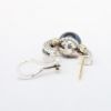 Picture of LAGOS 18k Yellow Gold, Sterling Silver & Black Pearl Lever Back Earrings