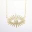 Picture of 14k Yellow Gold & 0.65ct Pavé Set Diamond Evil Eye Necklace