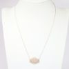 Picture of 14k Rose Gold & 0.65ct Pavé Set Diamond Evil Eye Necklace