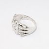 Picture of 14k White Gold & Baguette Cut Diamonds Statement Ring