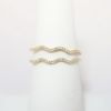 Picture of 14k Yellow Gold & 0.20ct Diamond "Wave" Ring