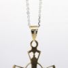 Picture of 14k Yellow Gold Pierced Crucifix Pendant