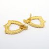 Picture of Vintage Signed Givenchy Gold Tone Large Braided Drop Clip-On Earrings