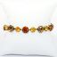 Picture of Vintage Signed Weiss Orange, Topaz & Amber Rhinestone Bracelet