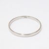 Picture of 14k White Gold 2mm Men's Wedding Band with Milgrain Edge