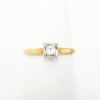 Picture of Antique 14k Yellow & White Gold & Old Mine Cut Diamond Engagement Ring 