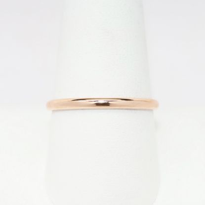 Picture of 14k Rose Gold 2mm Men's Wedding Band