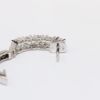 Picture of 14k White Gold & 2.00ct Diamond Hoop Earrings