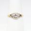 Picture of Art Deco Era 14k Yellow, 18k White Gold & Diamond Engagement Ring by JABEL
