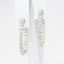 Picture of 14k White Gold & 5.00ct Diamond Hoop Earrings