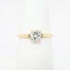 Picture of Vintage 14k Yellow Gold & .53ct Transitional Round Brilliant Cut Diamond Engagement Ring