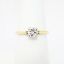 Picture of Vintage 14k Yellow Gold & .53ct Transitional Round Brilliant Cut Diamond Engagement Ring