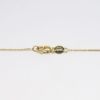 Picture of 14k Yellow Gold & Pavé Set Diamond Lightning Bolt Pendant Necklace