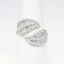 Picture of 14k White Gold & 1.00ct Diamond Leaf Shaped Bypass Ring