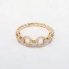 Picture of 14k Rose Gold & Diamond Linked Circles Ring