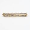 Picture of Antique 14k Gold Filigree, Seed Pearl & Blue Guilloche Enameled Bar Brooch