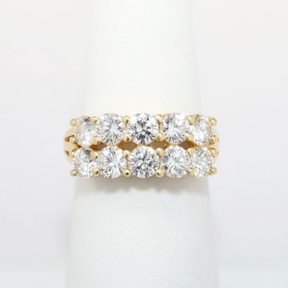 Picture of 14k Yellow Gold & 10 Diamond 2.00ct Ring