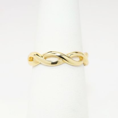 Picture of 14k Yellow Gold Intertwined Gold Bands Ring