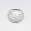 Picture of 18k White Gold & Pavé Set Diamond Dome Ring