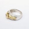 Picture of 14k Two-Tone Gold Ring with 0.50 Round Brilliant Cut Champagne Diamond