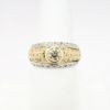 Picture of 14k Two-Tone Gold Ring with 0.50 Round Brilliant Cut Champagne Diamond