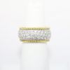 Picture of 18k Two-Tone Gold & 2.50ct Pavé Set Diamond Band