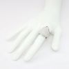 Picture of 14k White Gold & 5.00ct Pavé Set Diamond Statement Ring