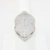 Picture of 14k White Gold & 5.00ct Pavé Set Diamond Statement Ring