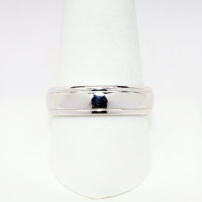 Picture of 14k White Gold Men's Wedding Band