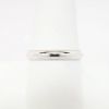 Picture of Men's 14k White Gold Narrow Wedding Band with Milgrain Edges