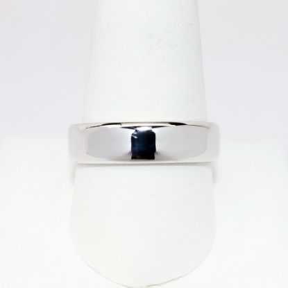 Picture of Men's 14k White Gold Rounded Edge Wedding Band