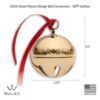 Picture of 2024 35th Edition Wallace Gold Plated Sleigh Bell Ornament