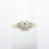 Picture of Vintage 14k Two-Tone Gold & Round Brilliant Cut Diamond Engagement Ring