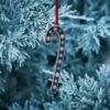 Picture of 2024 44th Edition Wallace Gold Plated Candy Cane Ornament