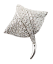 Picture of 14k White Gold & Pavé Set Diamond Stingray Pendant
