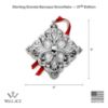 Picture of 2024 27th Edition Wallace Grande Baroque Sterling Silver Snowflake Ornament