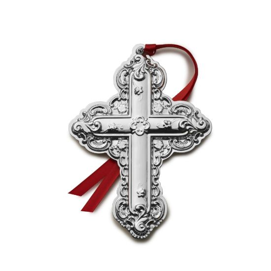 Picture of 2024 29th Edition Wallace Sterling Silver Grande Baroque Cross Ornament