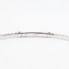 Picture of Flexible 14k White Gold & Diamond Bangle Bracelet