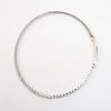 Picture of Flexible 14k White Gold & Diamond Bangle Bracelet