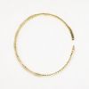 Picture of Flexible 18k Yellow Gold & Diamond Bangle Bracelet 