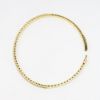 Picture of Flexible 14k Yellow Gold & Diamond Bangle Bracelet 