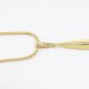 Picture of 18k Yellow Gold Tiffany & Co. Slender "Feather" Pendant Necklace