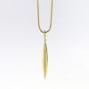 Picture of 18k Yellow Gold Tiffany & Co. Slender "Feather" Pendant Necklace