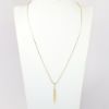 Picture of 18k Yellow Gold Tiffany & Co. Slender "Feather" Pendant Necklace