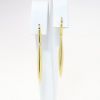 Picture of 18k Yellow Gold Tiffany & Co. Slender 'Feather' Drop Earrings