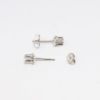 Picture of 14k White Gold & 0.20ct Diamond Solitaire Stud Earrings