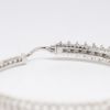 Picture of 14k White Gold & 2.00ct Diamond Hoop Earrings