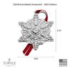 Picture of 2024 35th Edition Towle Old Master Snowflake Ornament