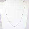 Picture of 14k White Gold & Diamond Station Necklace