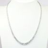 Picture of 14k White Gold & 16.38ct Diamond Riviera Necklace